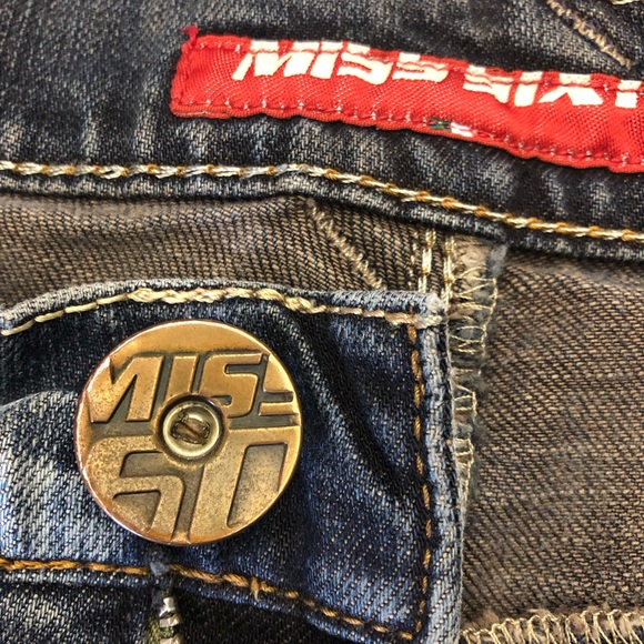 MISS SIXTY WOMEN FLIP FARGO MID RISE BOOT CUT JEANS IN SIZE 29 - Picture 6 of 16